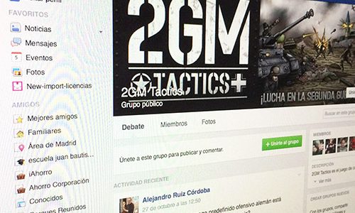 Te invitamos a participar en el Grupo de Facebook de 2GM TACTICS