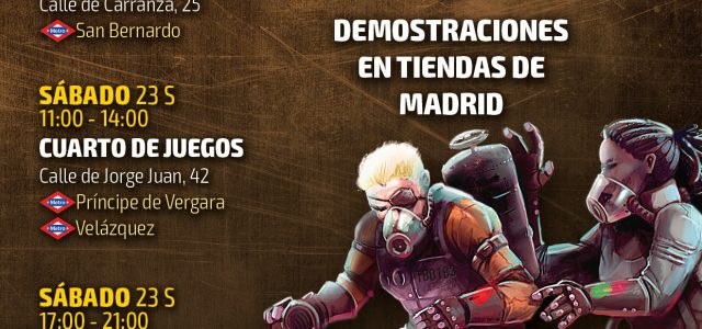 Sector 6: partidas demostración en Madrid con el autor