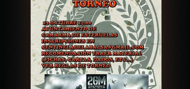 Nuevo Torneo de 2GM TWG en Camarma de Esteruelas (Madrid)