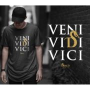 Veni vidi vici, our new t-shirt design