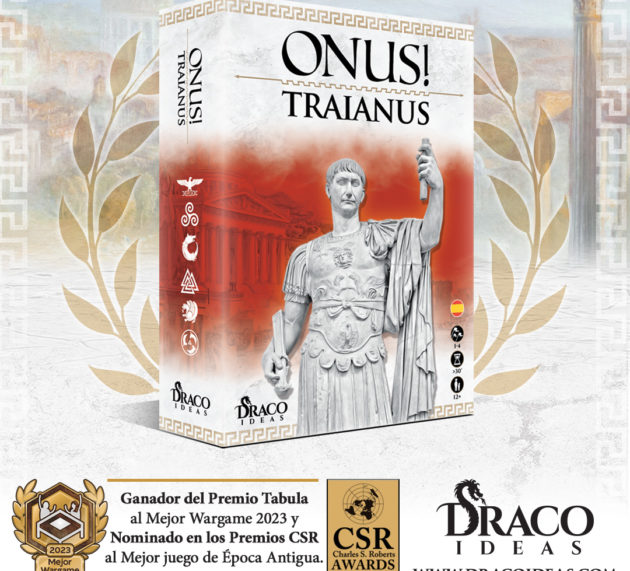 ONUS! Traianus: Premio al mejor wargame 2023 en España y nominado a los C.S. Roberts