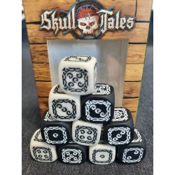 Skull Tales - Set 10 dados...